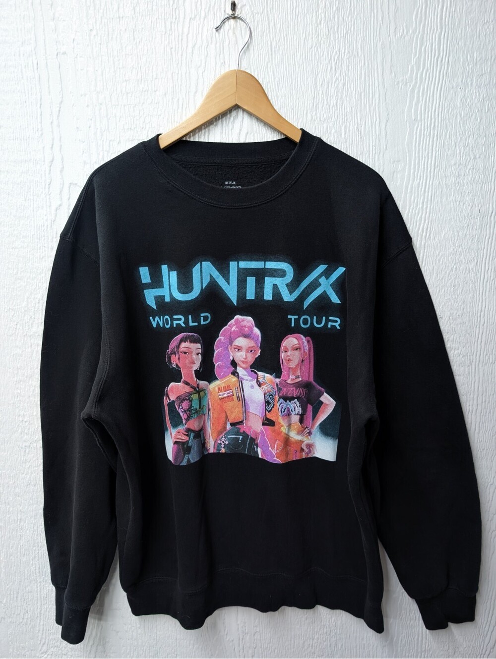 KPop Demon Hunters HUNTR/X Crewneck Sweatshirt Netflix Size XL